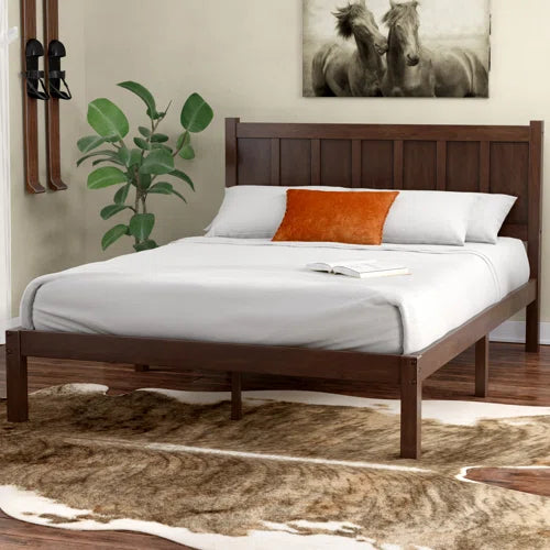 Aalke Solid Wood Platform Bed
